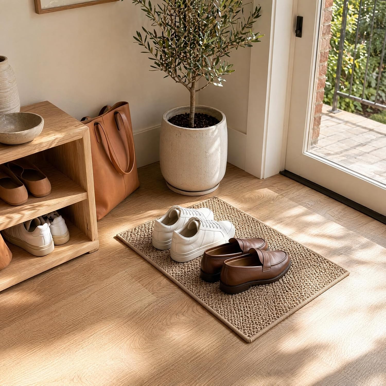 Ultra-Thin Non-Slip Doormat, 14.6 x 24 inch